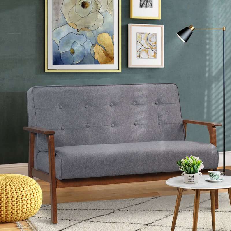 Fine Solid Wood Living Room Sofa