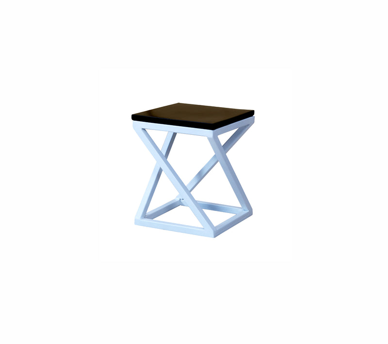 Adapt Wooden & Iron stool side Table