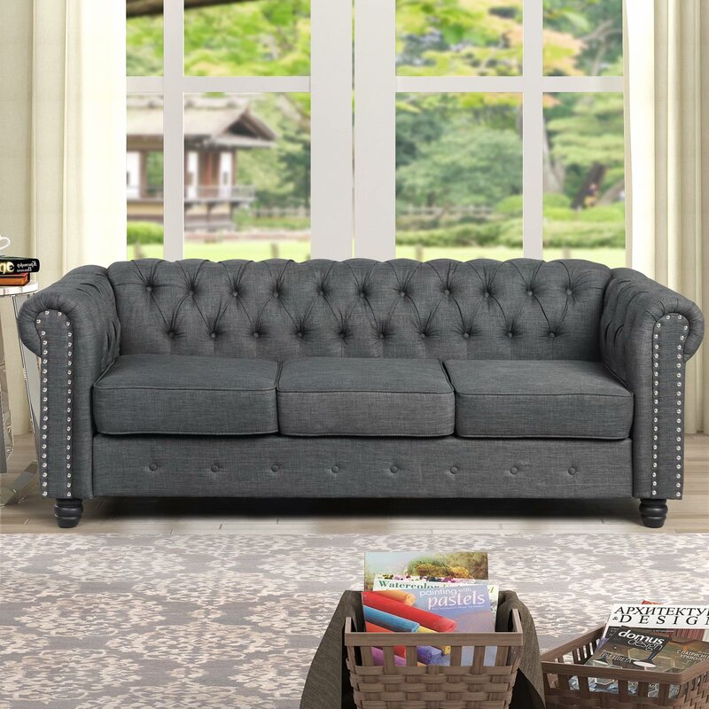 Three Seater Luxary Wooden Sofa For Home