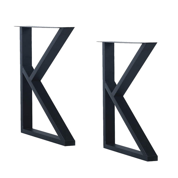 Metal Iron Legs K Shaped For Coffee table and study table Set of 2