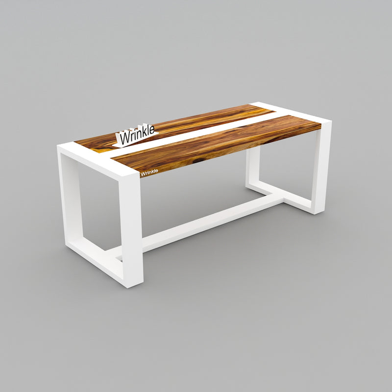 Unique Wood & Metal Coffee Table for Living room