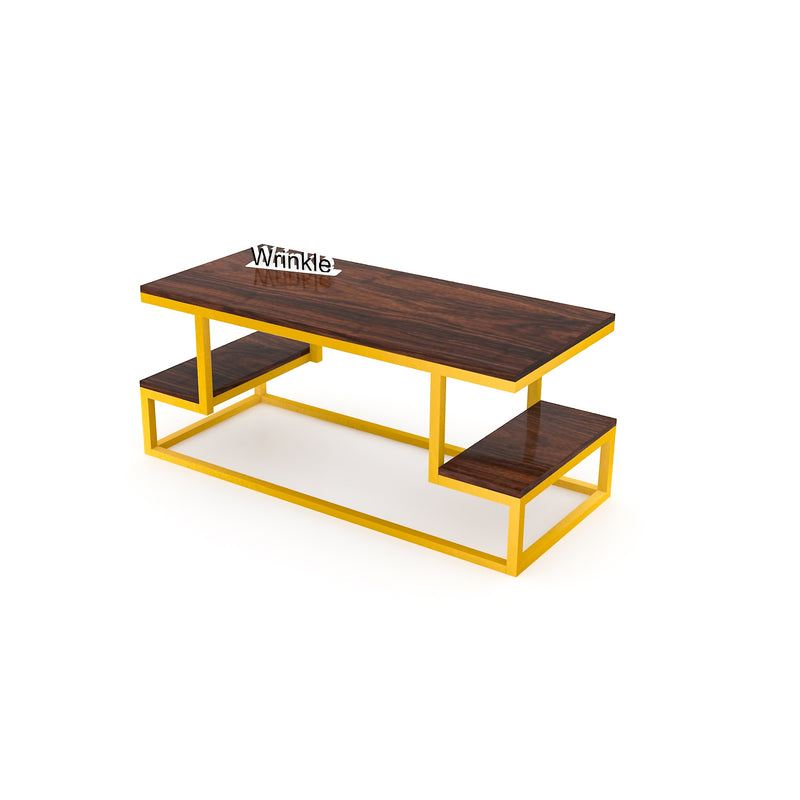 Famous Wood & Metal Coffee Table For Living room