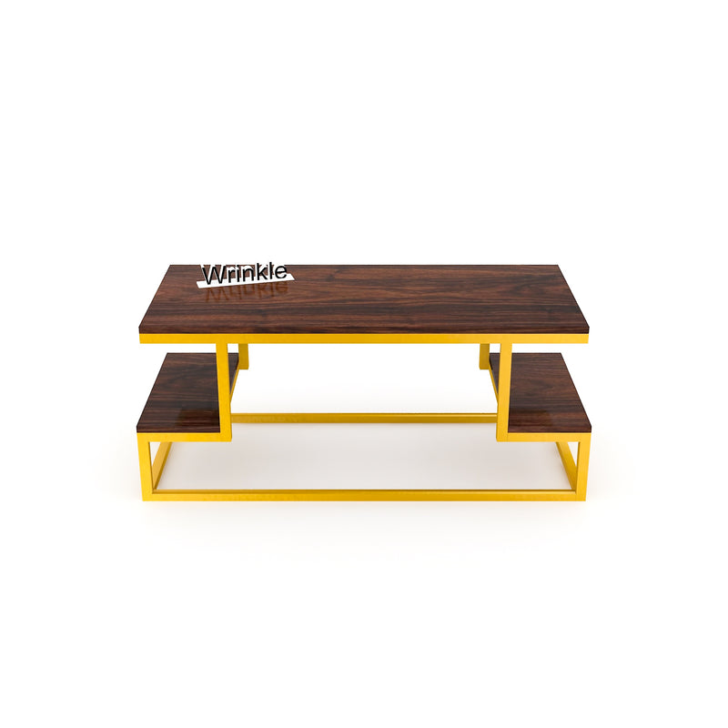 Famous Wood & Metal Coffee Table For Living room