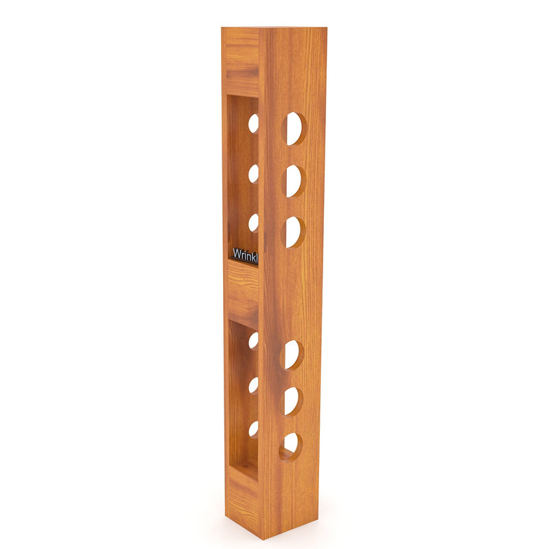 Vertical Shape Wine Stand With Solid Sheehsam Wood