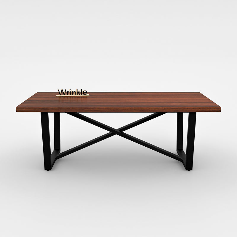 Ever-bearer Metal Coffee Table ( With Walnut Finished Top in Sheesham Wood )