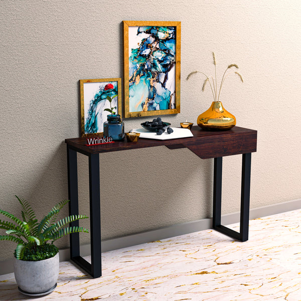 Most Admired Console table in Metal With Sheesham Wood top