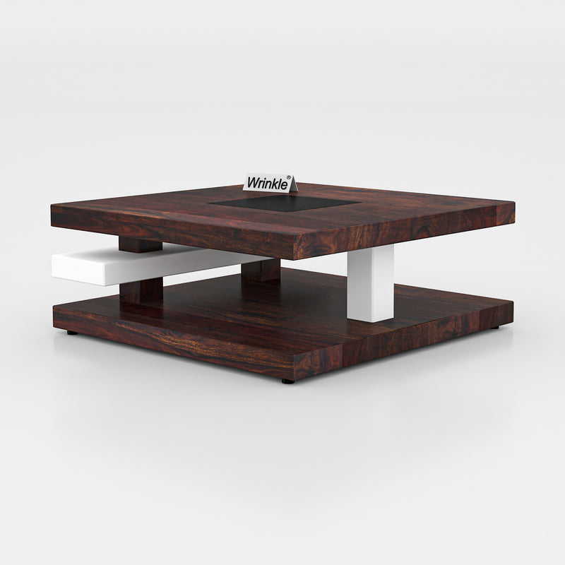 Most Versatile Coffee Table ( With Walnut Finished Top in Sheesham Wood )
