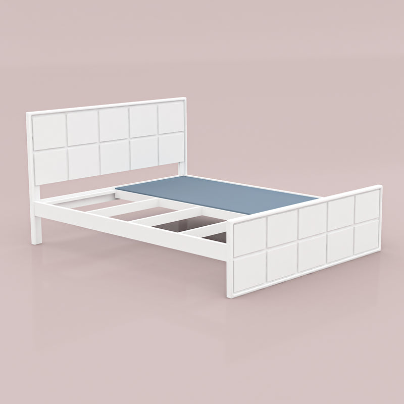 WoodCraft Blocks Minimal Wooden Bed