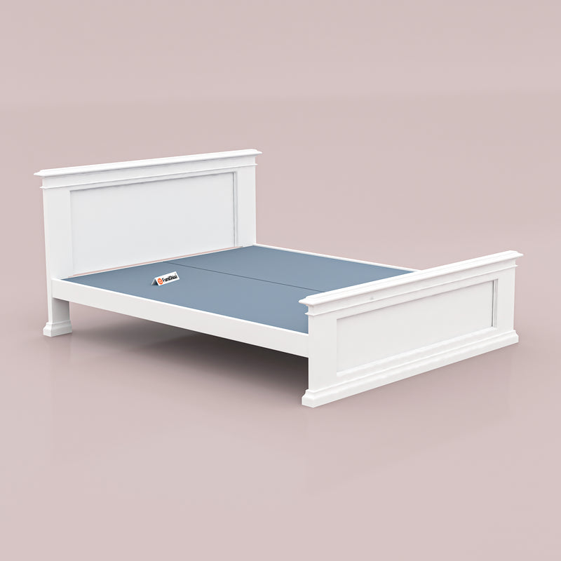 WoodCraft Simplistic Minimal Wooden Bed