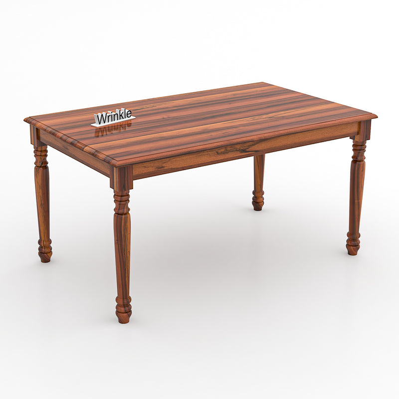 WoodPlank Simple 6 Seater Dining Table