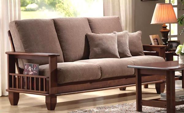 Solid Sheesham Wood Sofa Set For Living