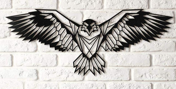 Iron Bird Wall Hanging & Mounted Sculpture Wall Art for Home Decor - Furnishiaa