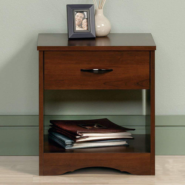 Solid Sheesham wood One drawer Night Stand End BesideTable for living and home - Furnishiaa