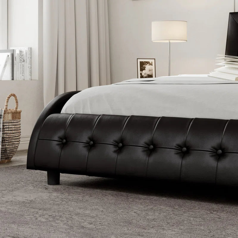 NightCraft Modern Look Upholstered Bed