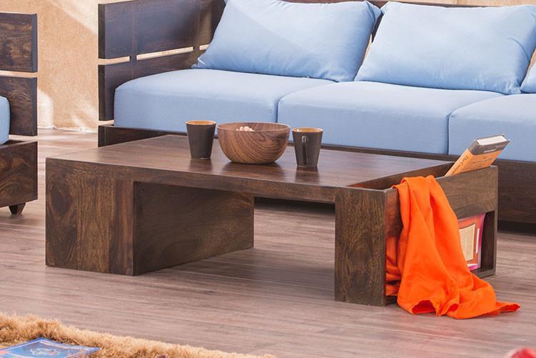 Solid Sheesham Wood Center Coffee Table for living room - Furnishiaa