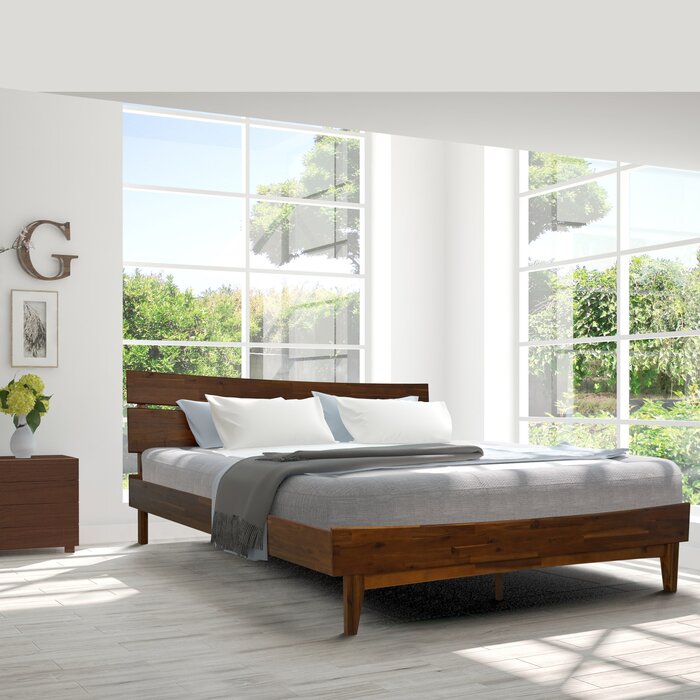 Solid Wood Bed for Bedroom and Kids Room