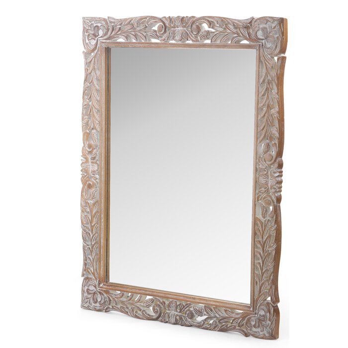 Bold Solid Wood Mirror Frame for Room Decorations Bedroom & Home