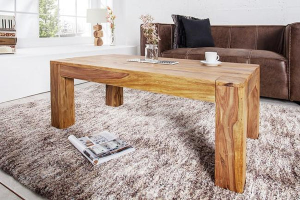 Solid Sheesham Wood Coffee Table for living room - Furnishiaa