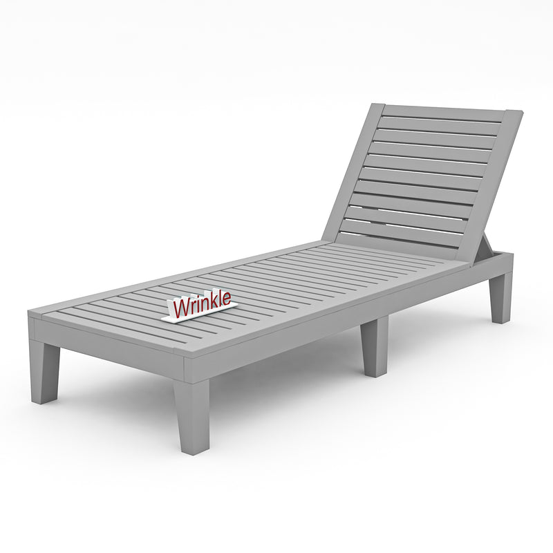Grey Chaise Lounger Sofa For Resorts and Hotels