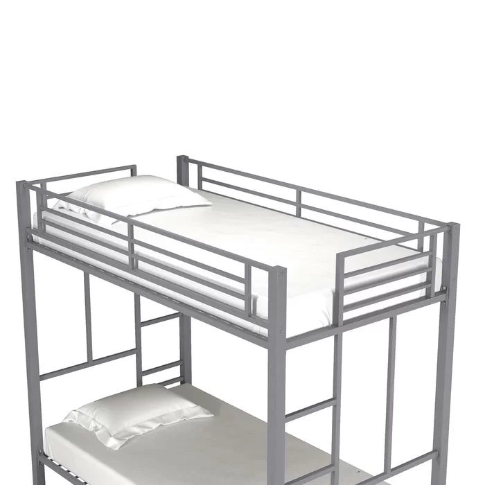Siblings Two Level Minimal Iron Bunk Bed