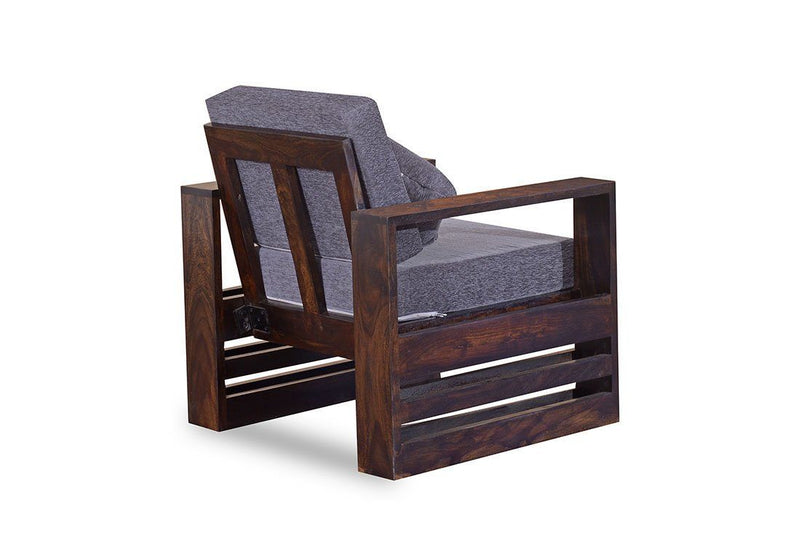 Solid sheesham Wood 4 Seater Sofa set - Furnishiaa