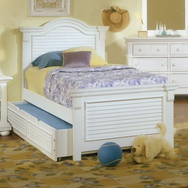 Royal Standard Bed For Bedroom With Side Drawer (White)