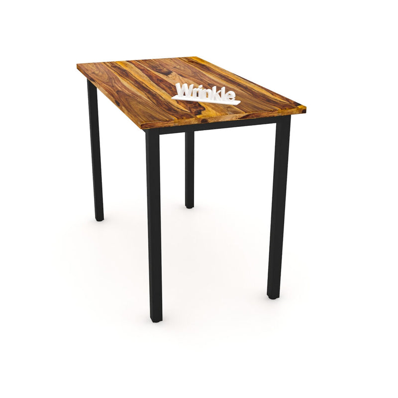 FURNISHIAA Brown Simple Study Table for Home & Office, Console Table