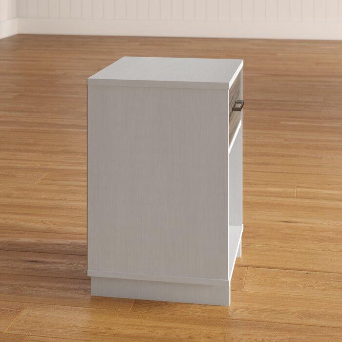 Night Stand End Beside Table White for living and home - Furnishiaa